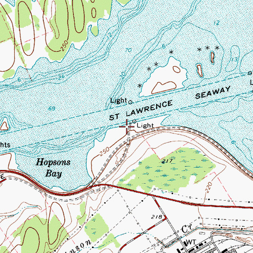 Topographic Map of School Number 4 (historical), NY