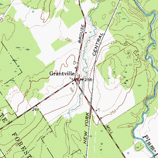 Topographic Map of School Number 6 (historical), NY
