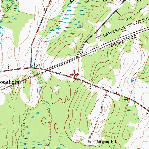 Topographic Map of School Number 13 (historical), NY