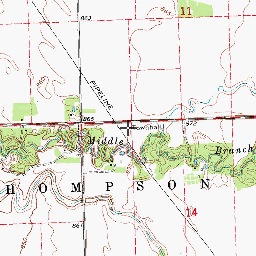 Topographic Map of Nylander School (historical), MN