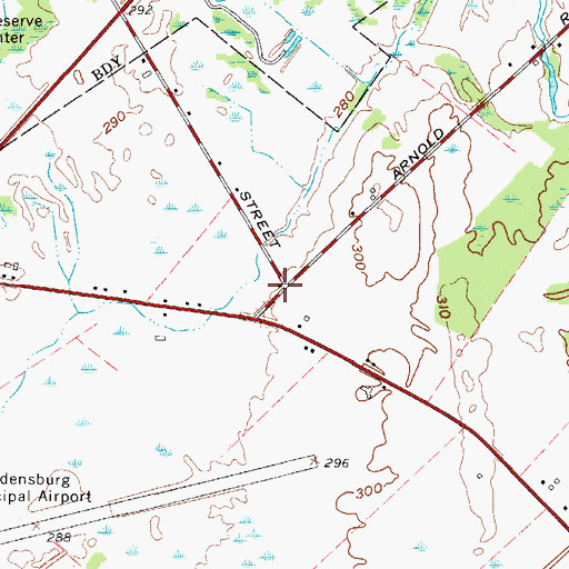 Topographic Map of School Number 2 (historical), NY