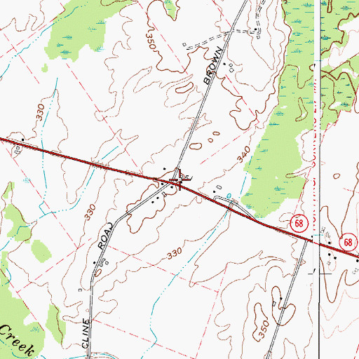 Topographic Map of School Number 25 (historical), NY