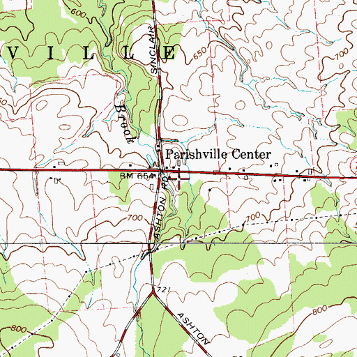 Topographic Map of School Number 4 (historical), NY