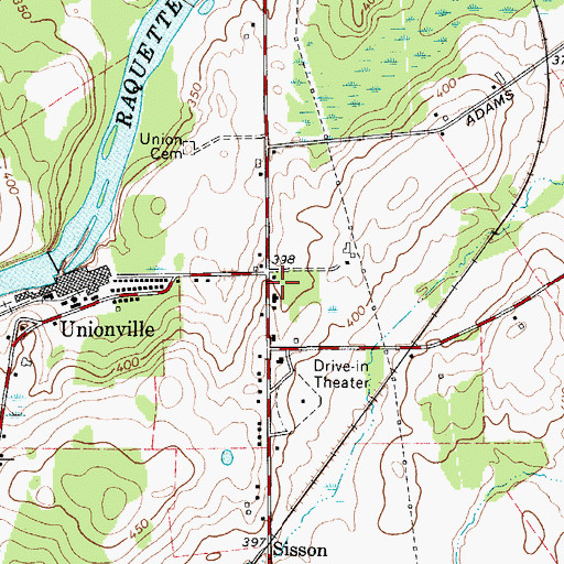 Topographic Map of School Number 6 (historical), NY