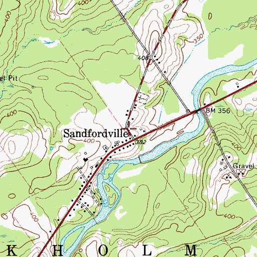 Topographic Map of School Number 7 (historical), NY
