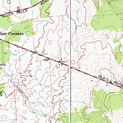 Topographic Map of School Number 9 (historical), NY
