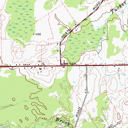 Topographic Map of School Number 20 (historical), NY