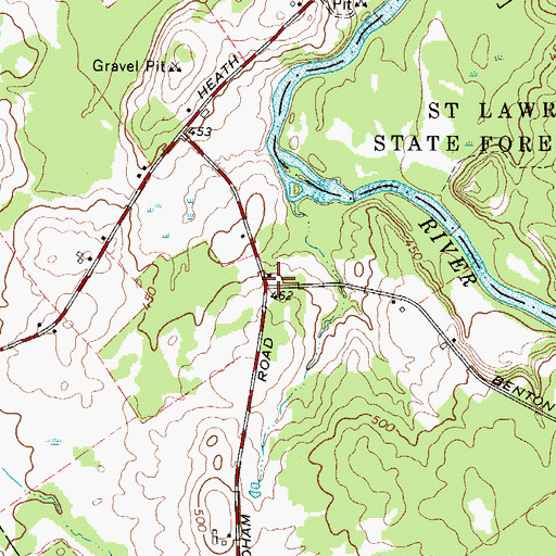 Topographic Map of School Number 20 (historical), NY