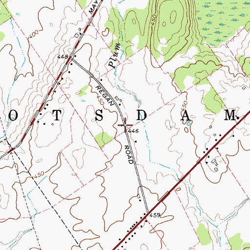 Topographic Map of School Number 20 (historical), NY