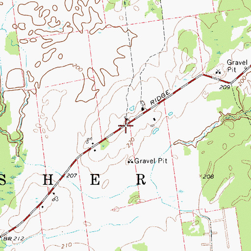 Topographic Map of School Number 7 (historical), NY