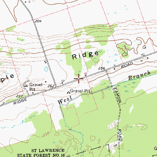 Topographic Map of School Number 10 (historical), NY