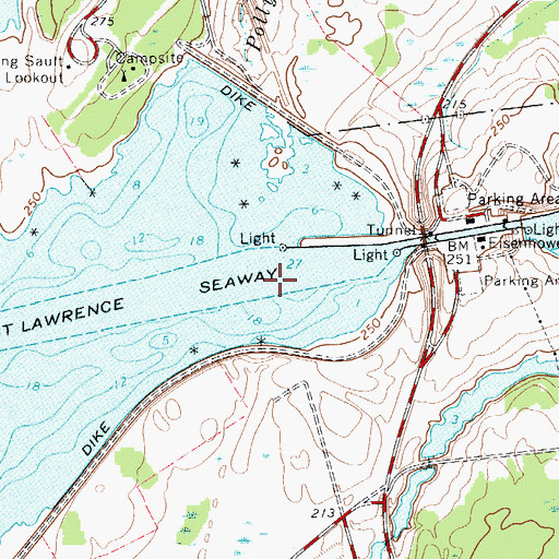 Topographic Map of School Number 12 (historical), NY