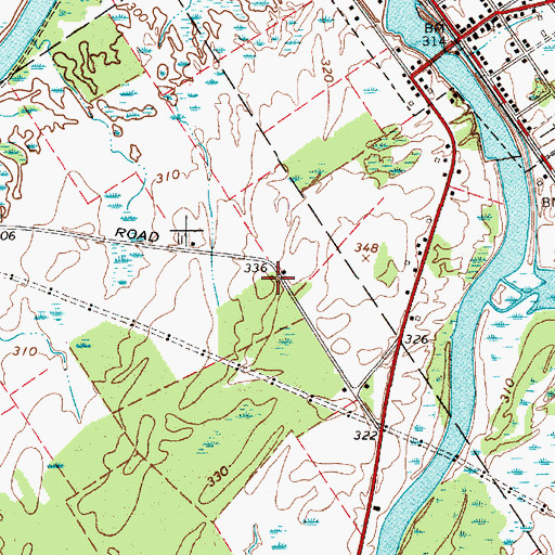 Topographic Map of School Number 10 (historical), NY