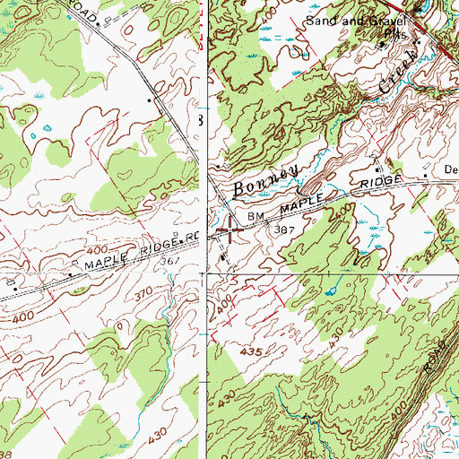 Topographic Map of School Number 11 (historical), NY