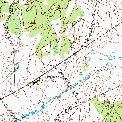 Topographic Map of School Number 13 (historical), NY
