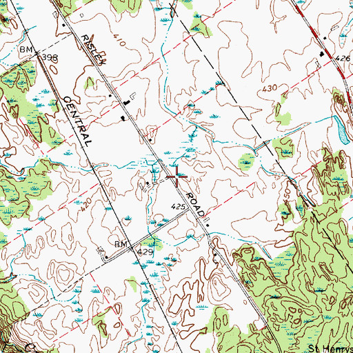 Topographic Map of School Number 18 (historical), NY