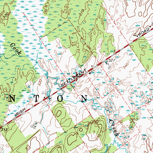 Topographic Map of School Number 20 (historical), NY