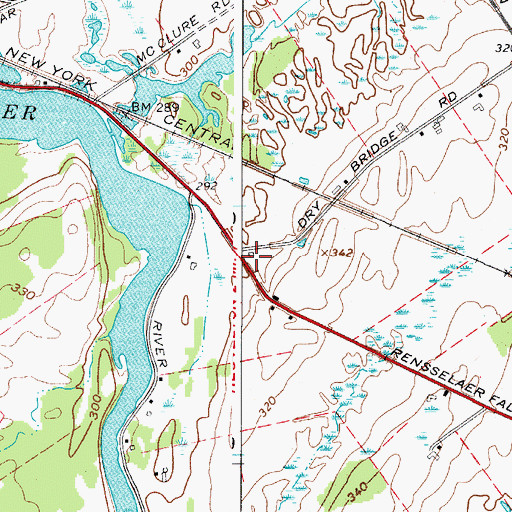 Topographic Map of School Number 20 (historical), NY