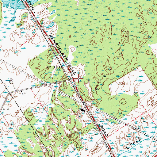 Topographic Map of School Number 21 (historical), NY