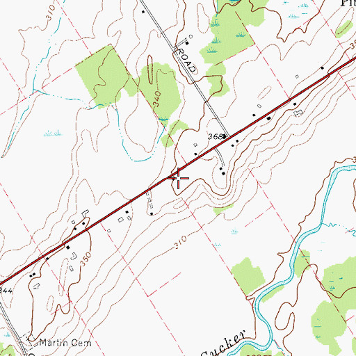 Topographic Map of School Number 3 (historical), NY