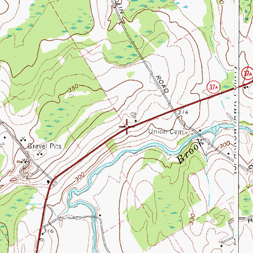 Topographic Map of School Number 3 (historical), NY