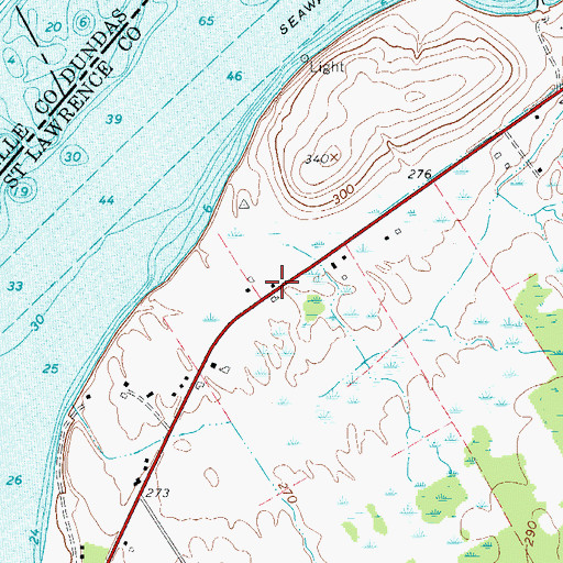 Topographic Map of School Number 15 (historical), NY