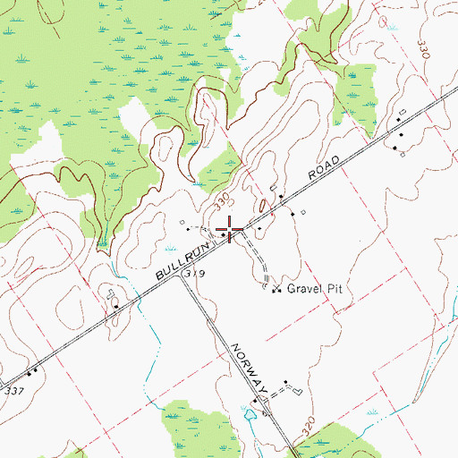 Topographic Map of School Number 17 (historical), NY