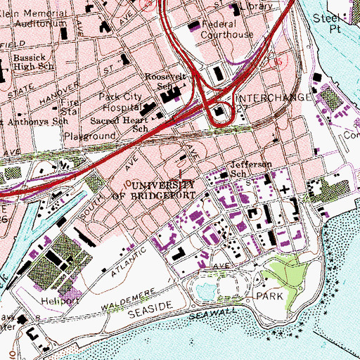 Topographic Map of Wheeler School, CT