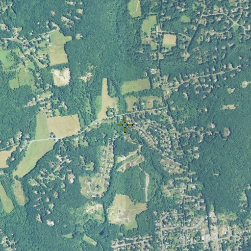 Aerial/Satellite Image of Whigville Brook, CT