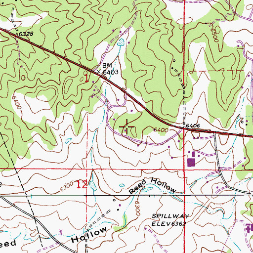 Topographic Map of Village Pines, CO
