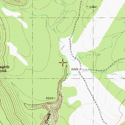 Topographic Map of Cabin Wash, AZ