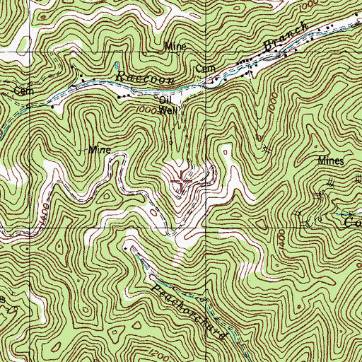 Topographic Map of School Number Twelve (historical), KY