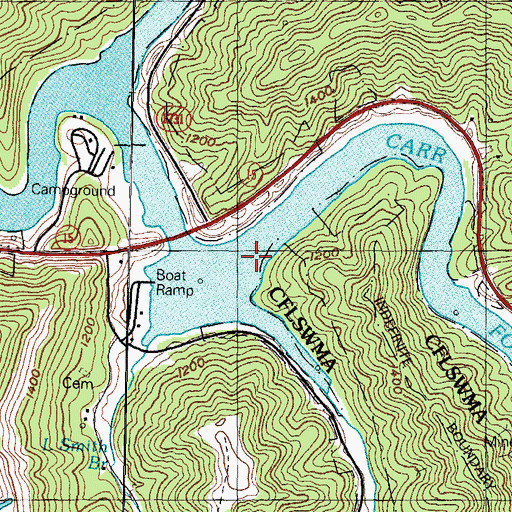 Topographic Map of Smithsboro (historical), KY