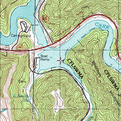 Topographic Map of Smithsboro School Number Seven (historical), KY