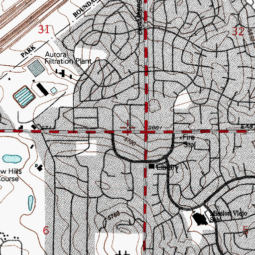 Topographic Map of Christ Temple Family Life Center, CO