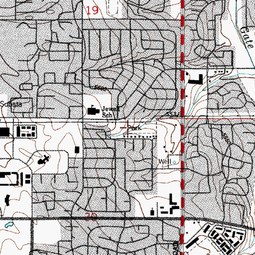 Topographic Map of Tierra Park, CO
