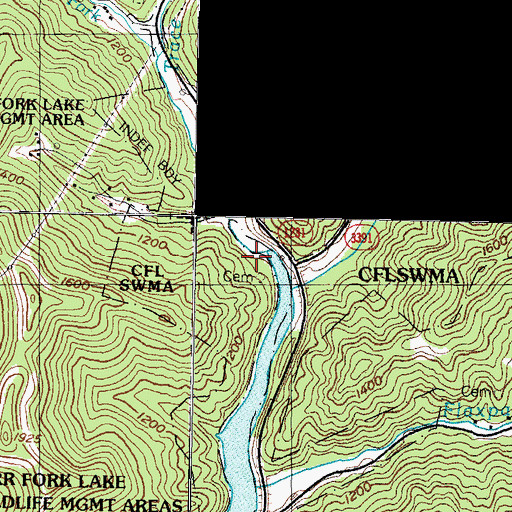 Topographic Map of Happy Home of Regular Baptist Church, KY