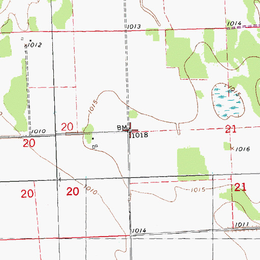 Topographic Map of School Number 28 (historical), MN