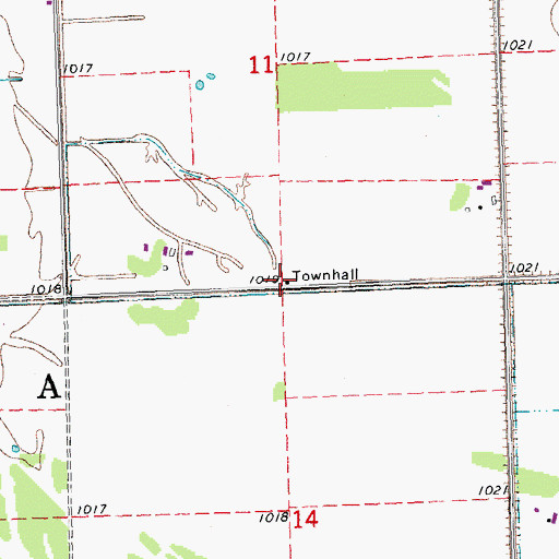 Topographic Map of Lasniewski School (historical), MN
