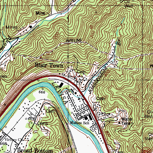 Topographic Map of Holy Spirit Lutheran Church, KY