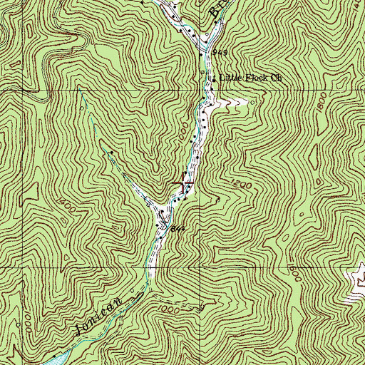 Topographic Map of Jonkan School (historical), KY