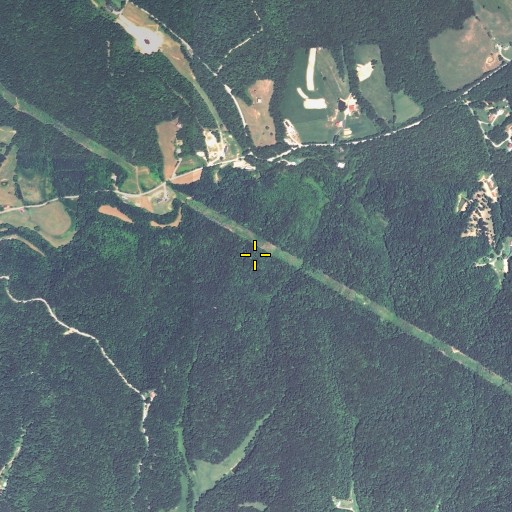 Aerial/Satellite Image of The Jeff Knob, KY