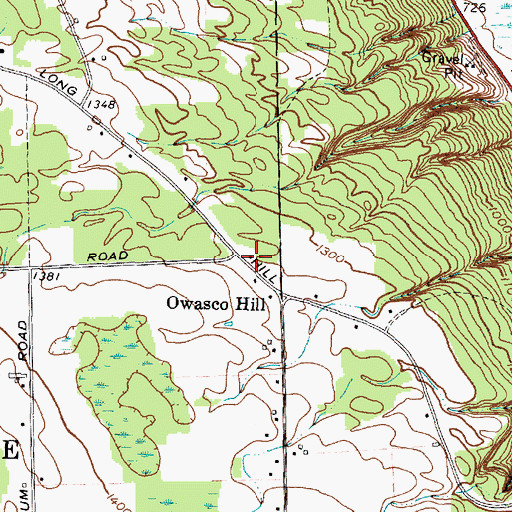 Topographic Map of School Number 9 (historical), NY