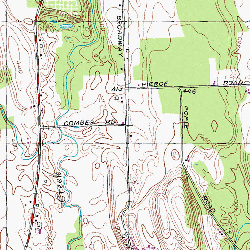 Topographic Map of School Number 4 (historical), NY