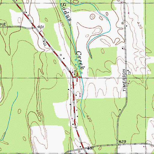 Topographic Map of School Number 9 (historical), NY