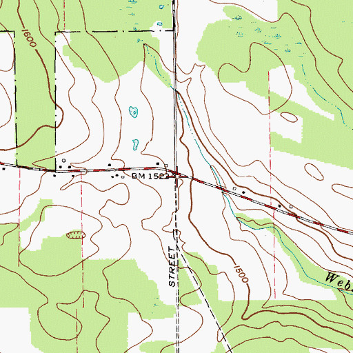 Topographic Map of School Number 3 (historical), NY