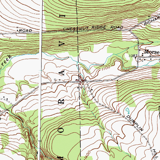 Topographic Map of School Number 5 (historical), NY