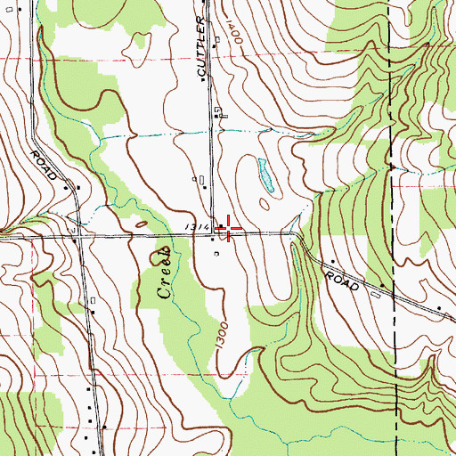 Topographic Map of School Number 7 (historical), NY