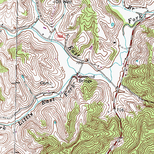 Topographic Map of Trinity (historical), KY