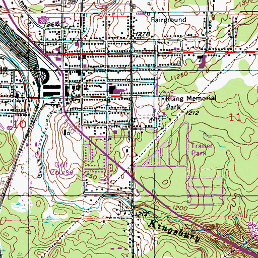 Topographic Map of Forbes United Methodist Church, MN